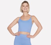 GOSTRETCH RACERBACK BRA, PERIWINKLE