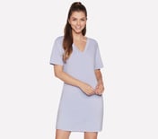 SKECHLUXE RESTFUL SHORT SLEEV, LAVENDER/LIGHT PINK