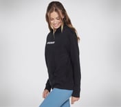 SKECHERS SIGNATURE PO HOODIE, BBBBLACK Apparel Lateral View