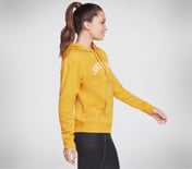 SKECHERS COLLEGIATE PO HOODIE, HONEY Apparel Bottom View