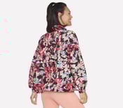 SKECHWEAVE TRAIL JACKET, BLACK/PURPLE/TURQUOISE Apparel Top View