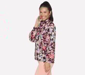 SKECHWEAVE TRAIL JACKET, BLACK/PURPLE/TURQUOISE Apparel Bottom View