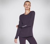 GODRI STRIDE LONGSLEEVE, DARK PURPLE