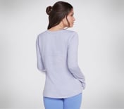 GODRI SWIFT LONGSLEEVE, LAVENDER/LIGHT PINK Apparel Top View