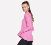 GODRI ESSENTIAL LONGSLEEVE, PPINK Apparel Bottom View