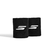 2 PK FULL TERRY WRIST BAND, BLACK