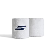 2 PK FULL TERRY WRIST BAND, WHITE