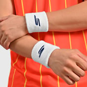 2 PK FULL TERRY WRIST BAND, WHITE