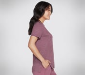 GODRI STRIDE T-SHIRT, DARK MAUVE