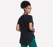 GODRI SWIFT TUNIC T-SHIRT, BBBBLACK Apparel Top View