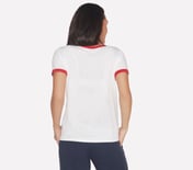 AMERICANA T-SHIRT, WWWHITE Apparel Top View