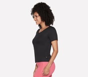 GODRI RESTORATIVE RIB T-SHIRT, BBBBLACK Apparel Bottom View