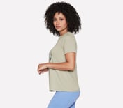 MOUNTAINSCAPE T-SHIRT, GREEN/WHITE