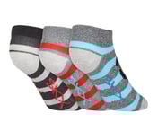 3PK BOYS NON TERRY LOW CUT, MMULTI