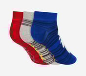 3 Pack of BOYS NON TERRY FEATHER LOW CUT, MMULTI