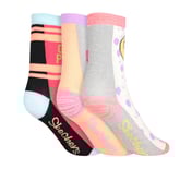 3 Pack of GIRLS NON TERRY CREW- FLA, MMULTI