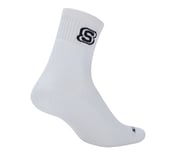 1PK HALF TERRY  CREW, WHITE