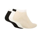 3PK MENS JACQUARD HALF TERRY LOWCUT, BLACK/NATURAL