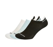3PK WOMENS PERFORMANCE NON TERRY LOWCUT, WHITE/BLACK/BLUE