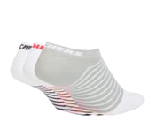 3PK WOMENS STRIPPED NON TERRY LOWCUT , BLACK/WHITE/RED