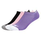 3PK WOMENS HALF TERRY LOW CUT, BLACK/LAVENDER/PINK