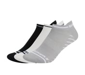 3PK WOMENS NON TERRY LOW CUT, BLACK/WHITE/GRY