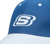 COLOURBLOCK BASEBALL HAT , NAVY/WHITE Accessories Left View