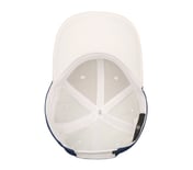 COLOURBLOCK BASEBALL HAT , NAVY/WHITE Accessories Right View