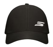 ELASTICATED PERFORMANCE BASEBALL HAT , BLACK