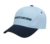 COTTON TWILL BASEBALL HAT , BLUE/NAVY Accessories Top View