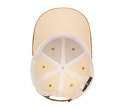 PEACHED BASEBALL HAT , OFF WHITE/BROWN