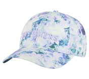 Seascape Floral Hat, PURPLE/TURQUOISE Accessories Lateral View