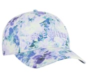 Seascape Floral Hat, PURPLE/TURQUOISE Accessories Right View