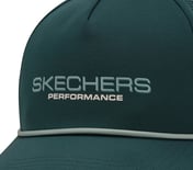 UNISEX PERFORMANCE TRUCKER HAT, STONE/OLIVE