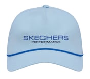 UNISEX PERFORMANCE TRUCKER HAT, SIL/WHT/BLUE