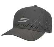 SKECHERS PRIMETIME FLEX HAT, BLACK/CHARCOAL