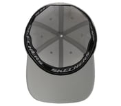SKECHERS PRIMETIME FLEX HAT, GRAY/MT