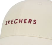 SKECHERS CONTRAST VISOR BB CA, OFF WHITE/RED