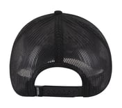 TEXTURED LOGO TRUCKER HAT, BLACK