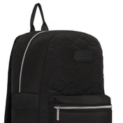 QUILTED SINGLE COMPARTMENT BAG, BBBBLACK Accessories Left View