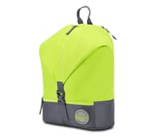 TREKKING BACKPACK WITH FRONT POCKET, GREEN/YELLOW