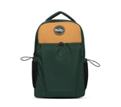 BAGPACK WITH MULTI COMPARTMENT, ORANGE/WHITE