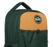 BAGPACK WITH MULTI COMPARTMENT, ORANGE/WHITE