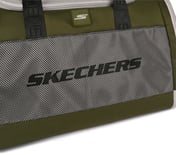 MONOCHROME DUFFLE BAG WITH MESH DETAILED, OLIVE Accessories Right View