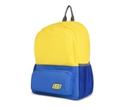 MINI BACKPACK WITH SINGLE COMPARTMENT, BLUE/YELLOW Accessories Top View