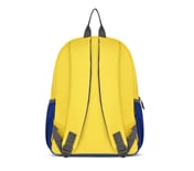 MINI BACKPACK WITH SINGLE COMPARTMENT, BLUE/YELLOW Accessories Left View