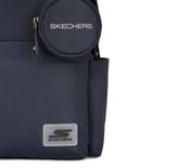 MICRO POLYESTER SINGLE COMPARTMENT & COIN POUCH BACKPACK, DARK NAVY Accessories Right View