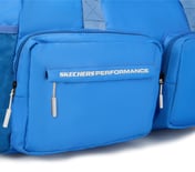 SKECHERS DUAL POCKET GYM DUFFEL, BLUE