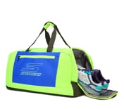 SKECHERS SPECIALITY KIT DUFFEL, GREEN/BLUE Accessories Top View