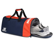 SKECHERS SPECIALITY COLORBLOCK KIT DUFFEL, ORANGE/NAVY Accessories Top View